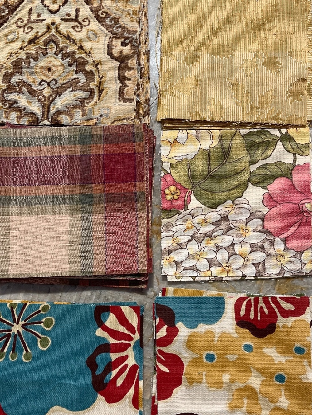 57 Precut 5" Quilt Squares Assorted Fabric Charm Pack